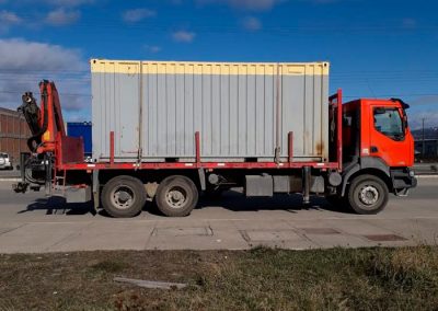 transporte de contenedores en punta arenas